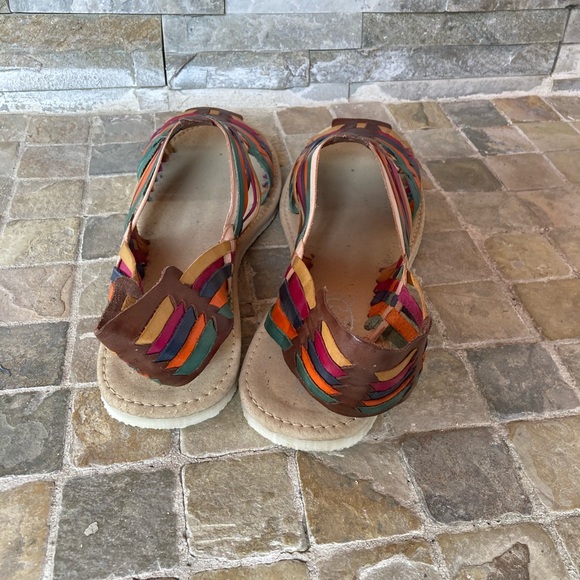 Huarache pachuco de colores para dama - Picture 4 of 8